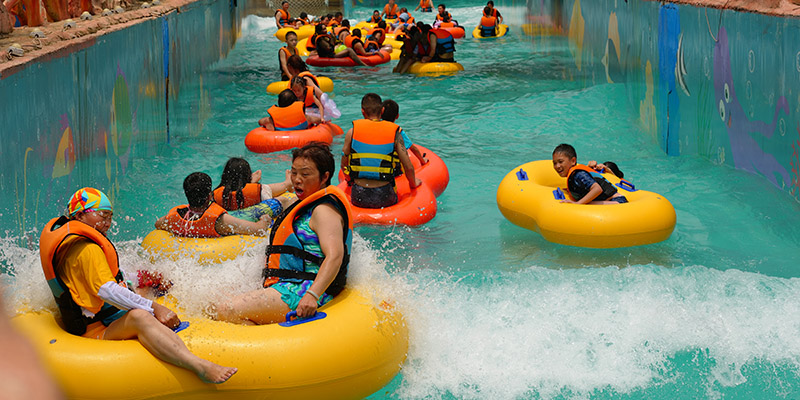 High-Speed Crazy River Ride for Water Parks