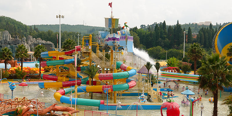 Complex Splash Tower For Water Park