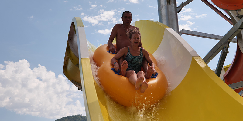 Thrilling Giant Boomerang Slide