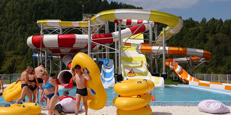Water slides