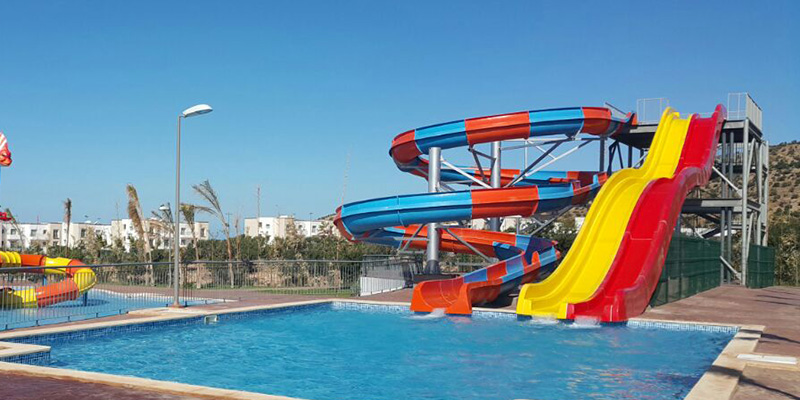 Thrilling Black Hole Slide For Water Parks