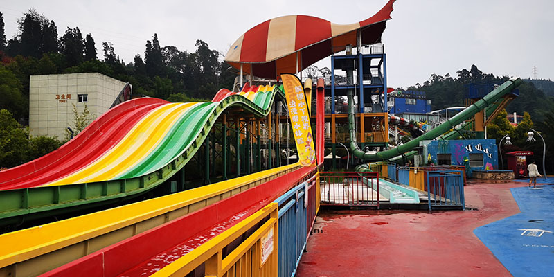 Fiberglass Speedy slide for hotels