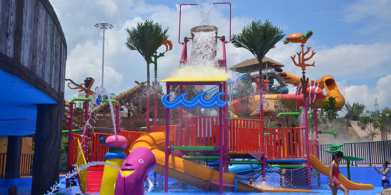 Middle Splash Tower for Water Park
