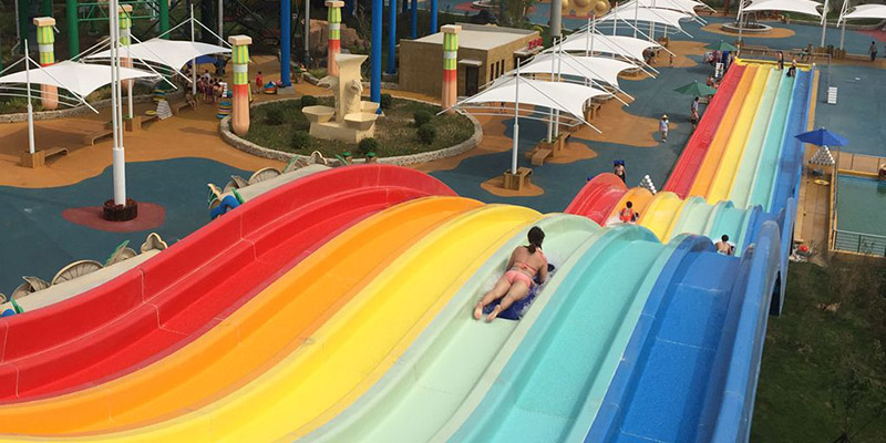 Rainbow Slide For Large Water Parks