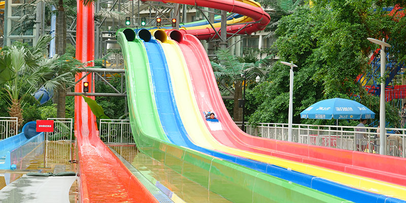 Rainbow Slide For Large Water Parks