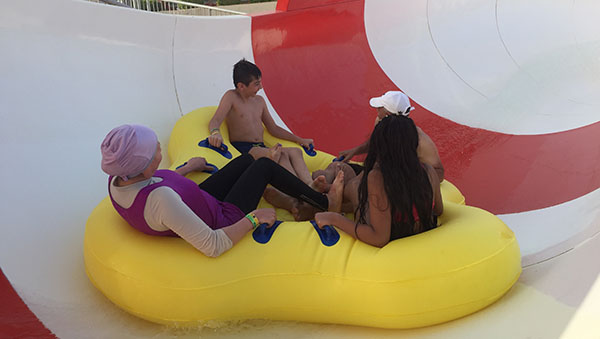 water slides