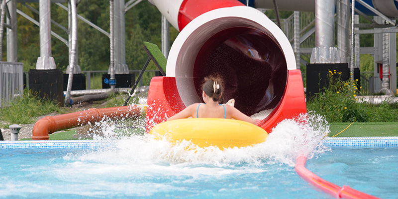 Bowl slide for water parks