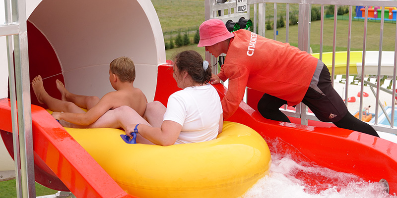 Bowl slide for water parks