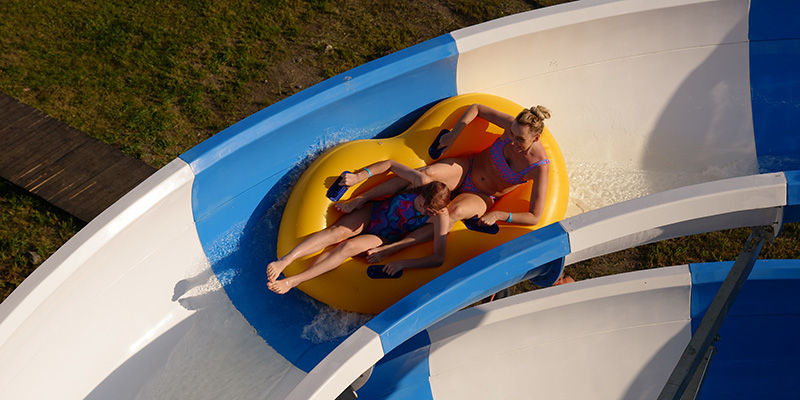 High-Speed Raft Water Slide for Water Parks