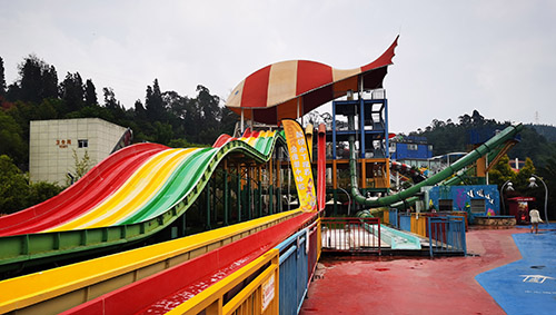 water slides