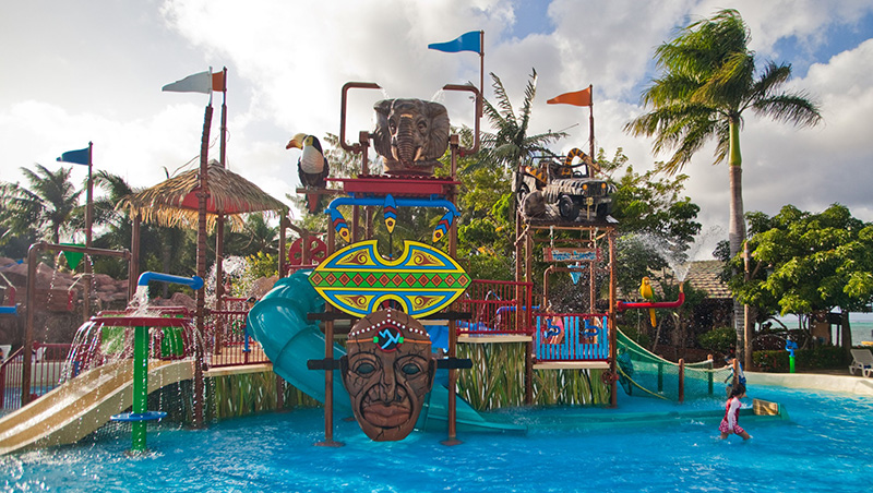 Multi-Level Splash Tower