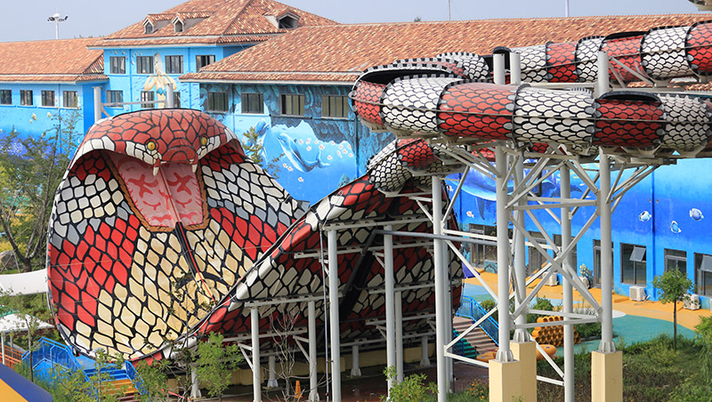 Giant King Cobra Water Slide