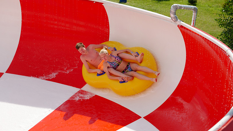 Bowl slide for water parks