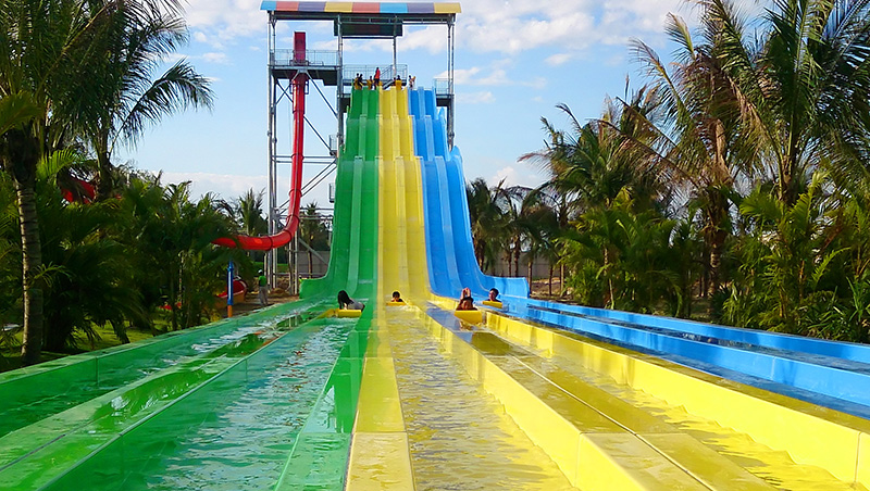 Water Park Slide Racing Slides