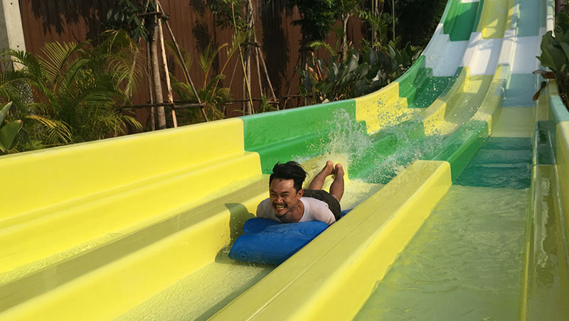 Water Park Slide Racing Slides