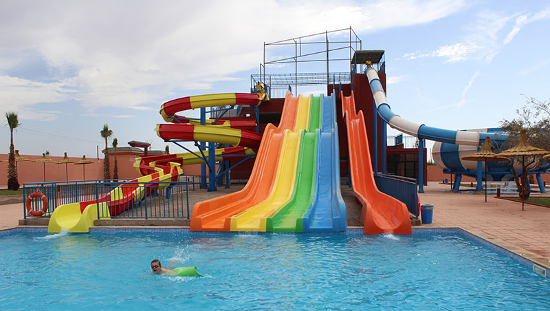 water slide for hotel
