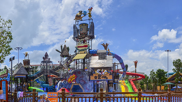 Average splash tower