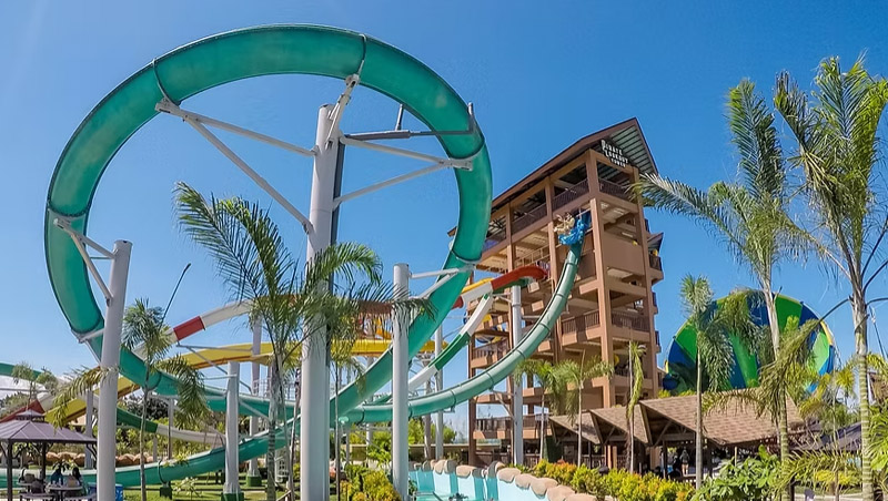 aqualoop slide for water park