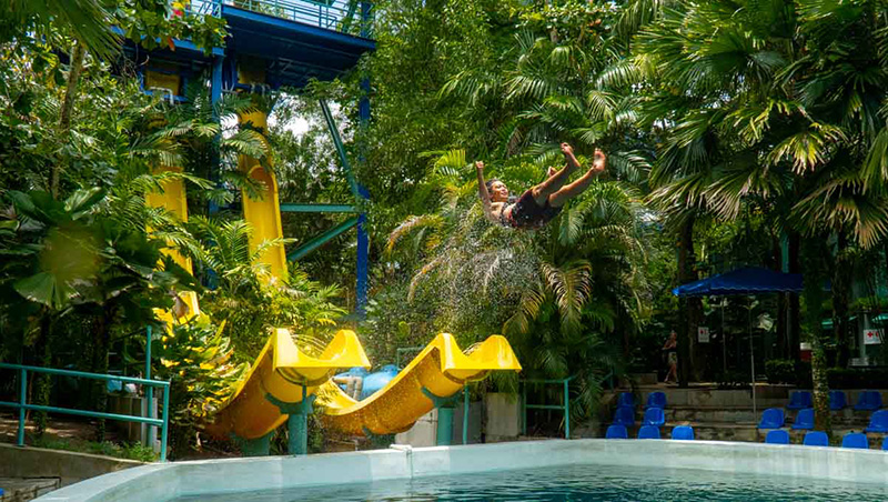 water slide for hotel