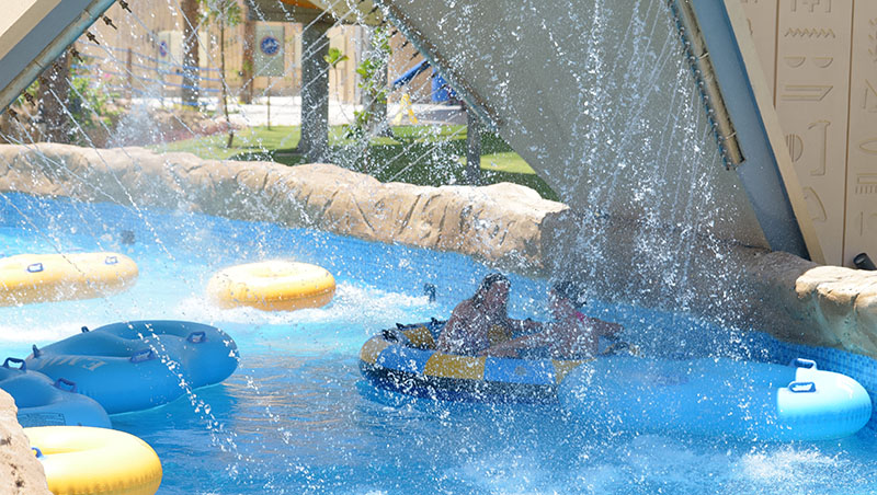 RELAX ON LAZY RIVER BEFORE RIDING