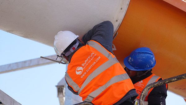 Russia installation team on site