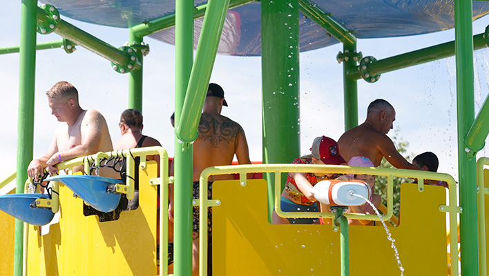 splash water slide