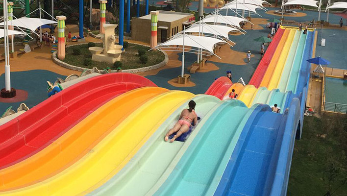 Rainbow Water Park Slide