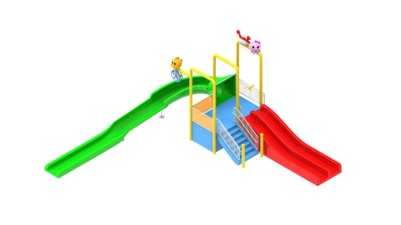 Kids Mini Water Play Structure For Water Park