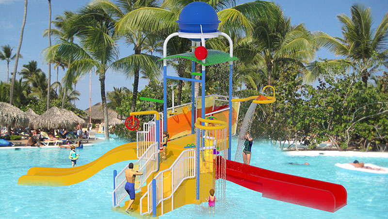 Aqua House Water Park Innovative Water Bucket