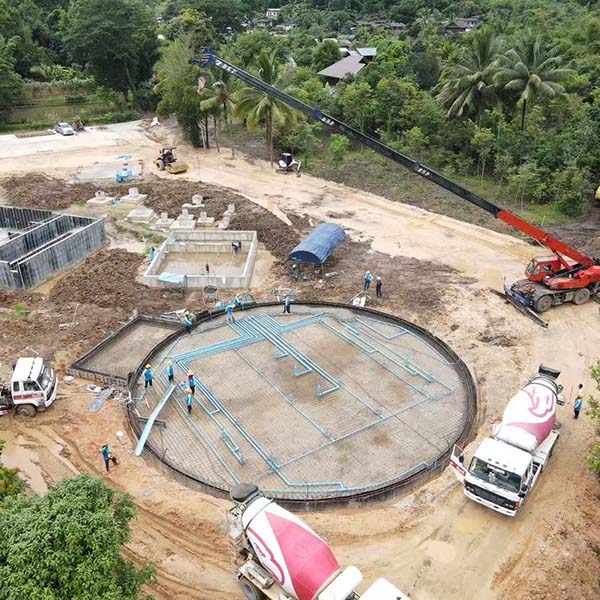 Steel structure and slide installation monitoring