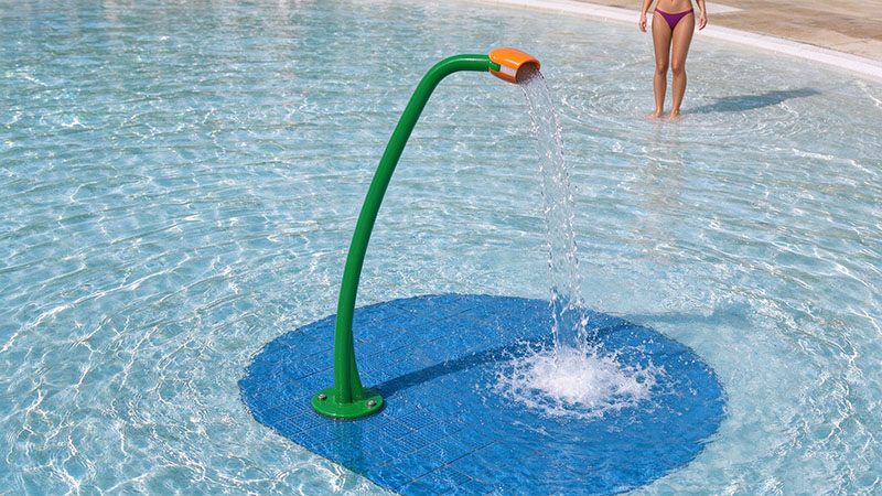Shallow Water in Splash pad Splash Pad