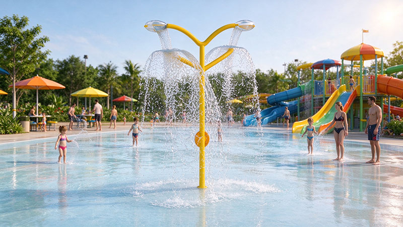 Double Lovely Dump Bucket Water Play Feature