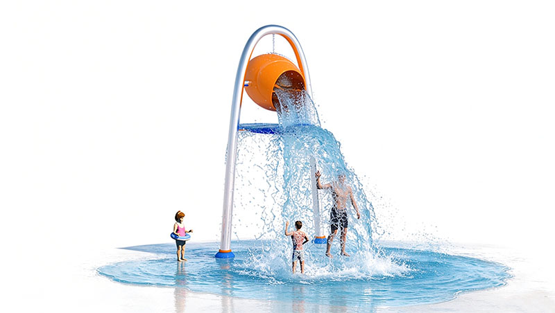 Splash Pad Tipping Bucket